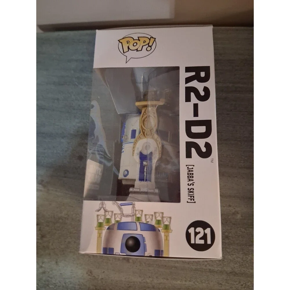 NIB Funko POP! Star Wars R2-D2 Jabba's Skiff Vinyl Figure #121 Smuggler's Bounty